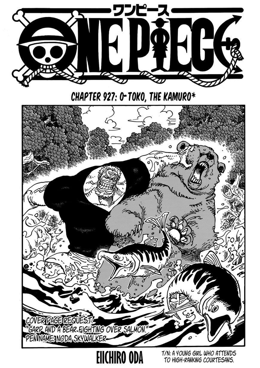 One Piece Chapter 927.1 1